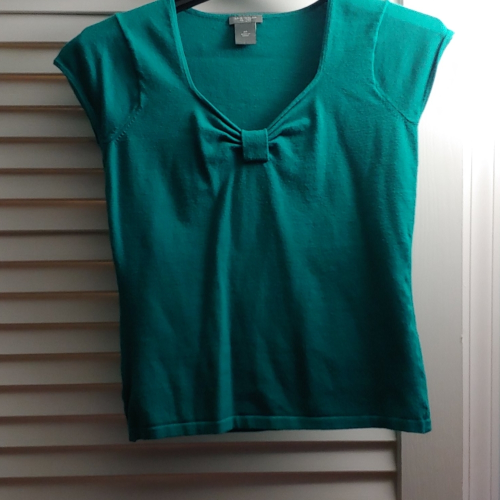 Green Ann Taylor Petite Top